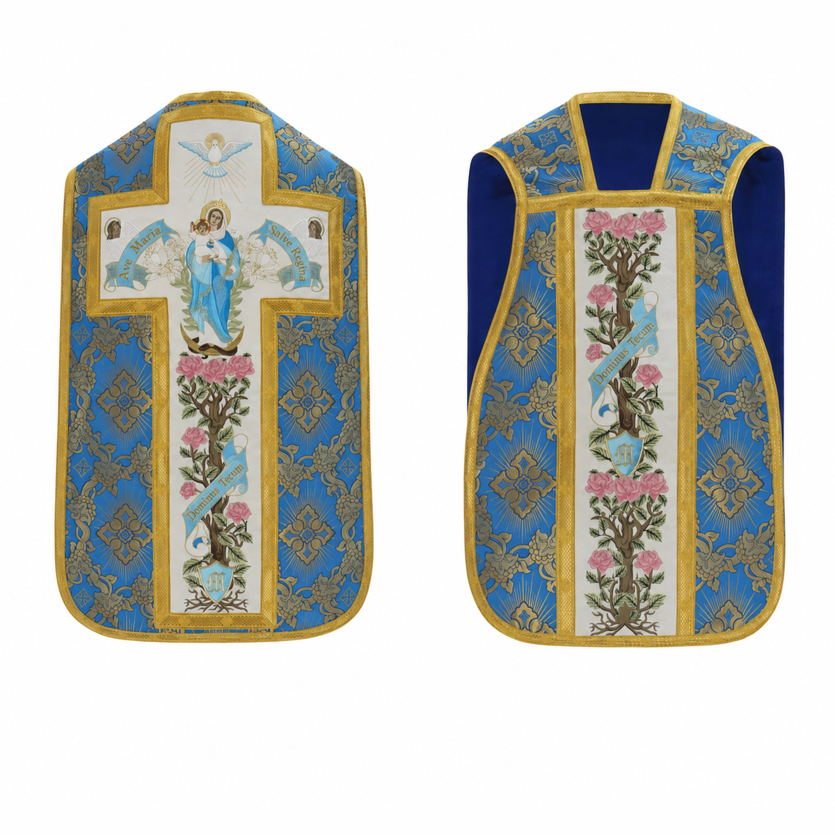 Chasuble romaine mariale