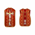 Chasuble romaine ''Crucifixion'' Rouge
