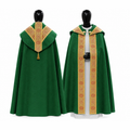 Chape de demi-gothique verte