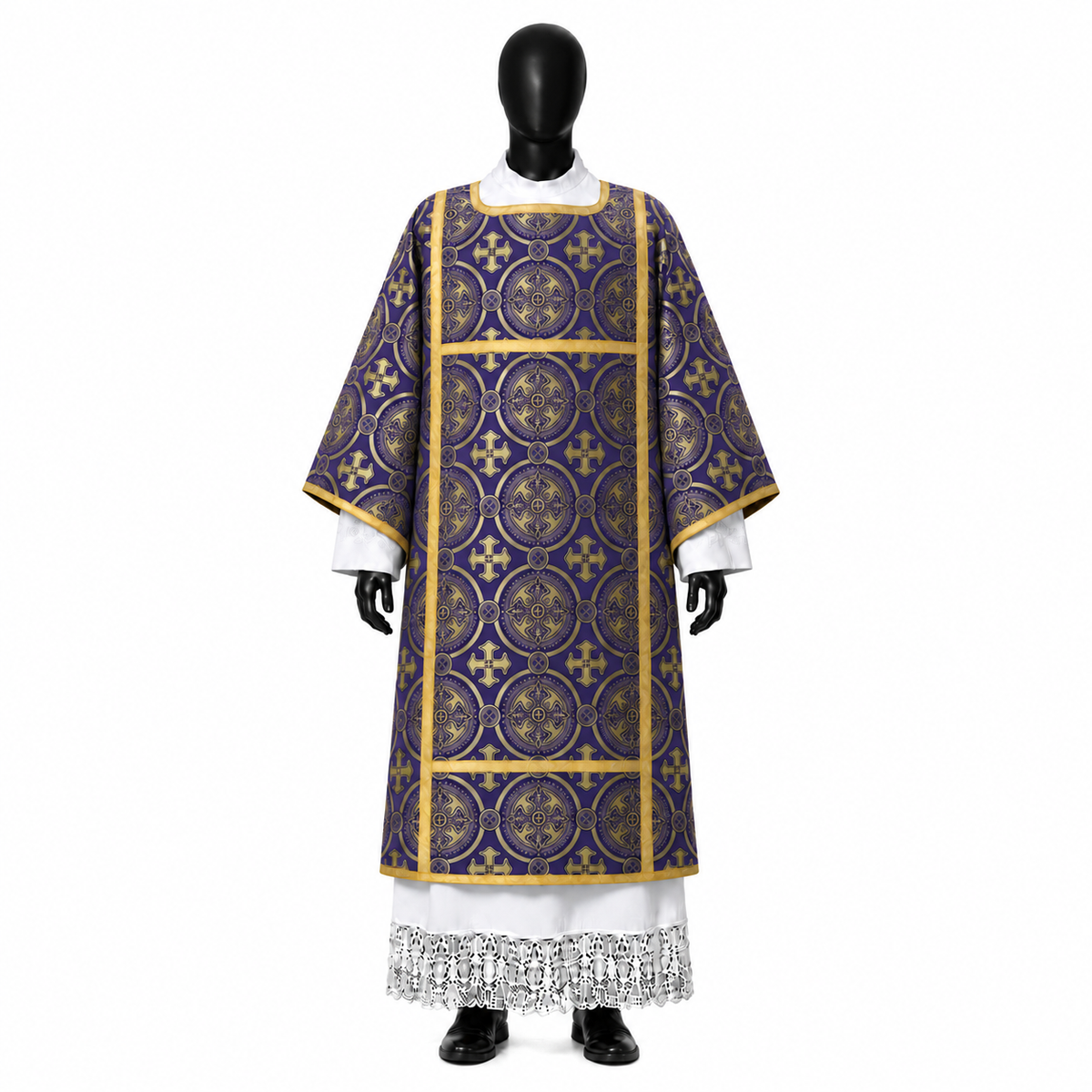 Tunique dalmatique gothique violette