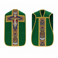 Chasuble romaine avec la Sainte Trinité Verte