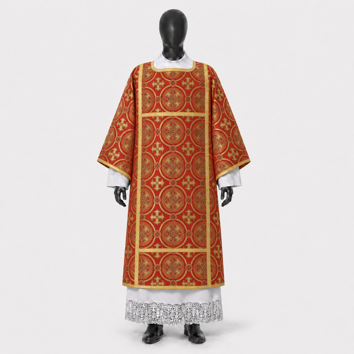 Dalmatic gothique rouge