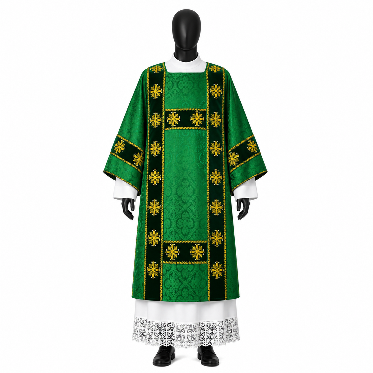 Dalmatic gothique vert