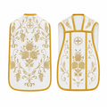 Chasuble romaine blanche