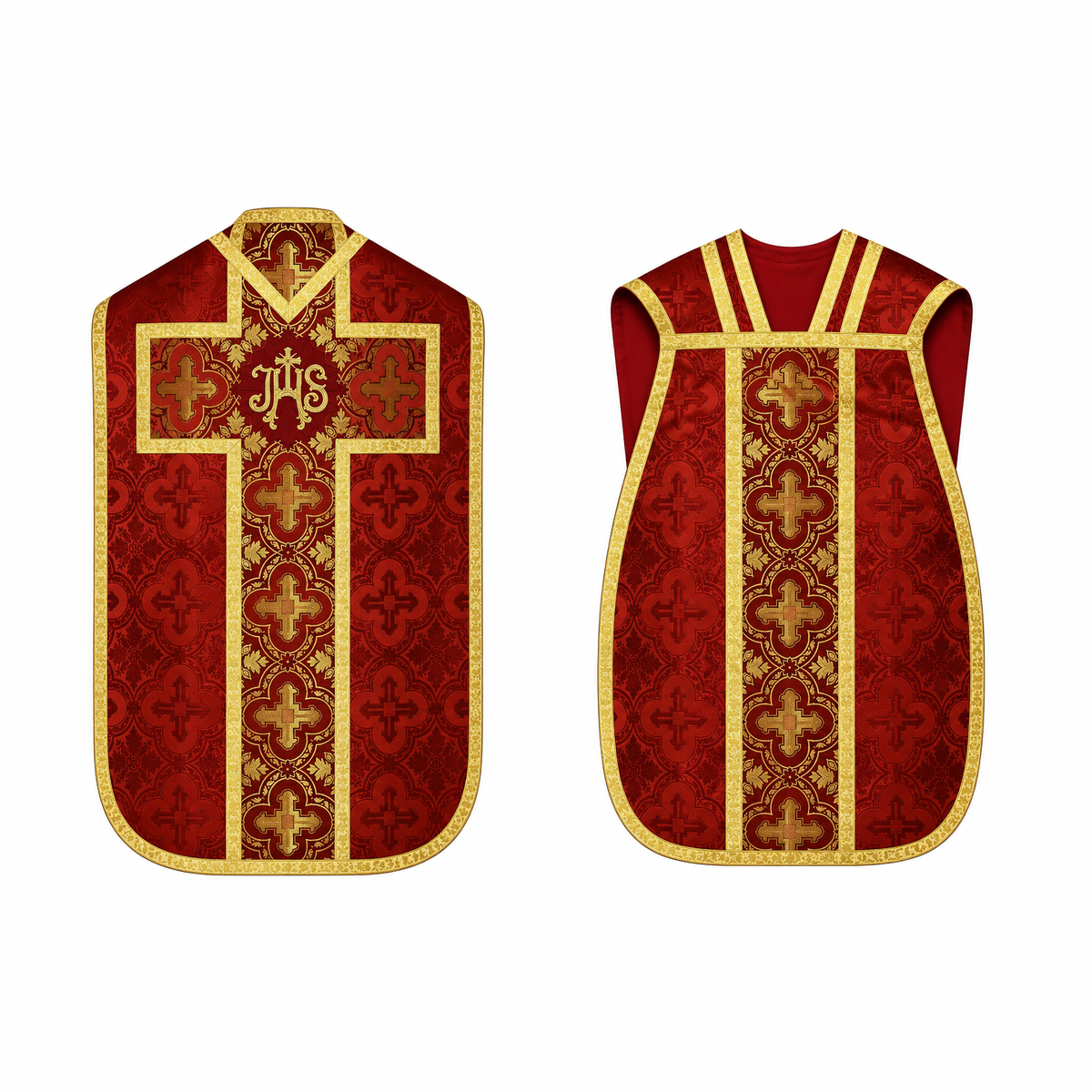 Chasuble romaine Rouge