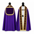 Chape violet de choeur romain