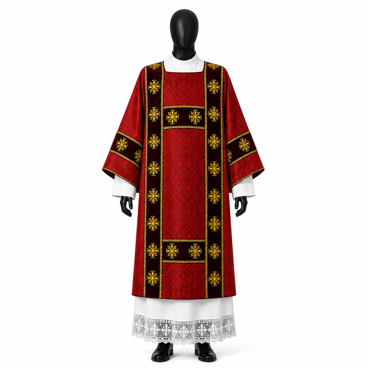 Dalmatic gothique Rouge