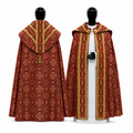 Chasuble semi-gothique rouge