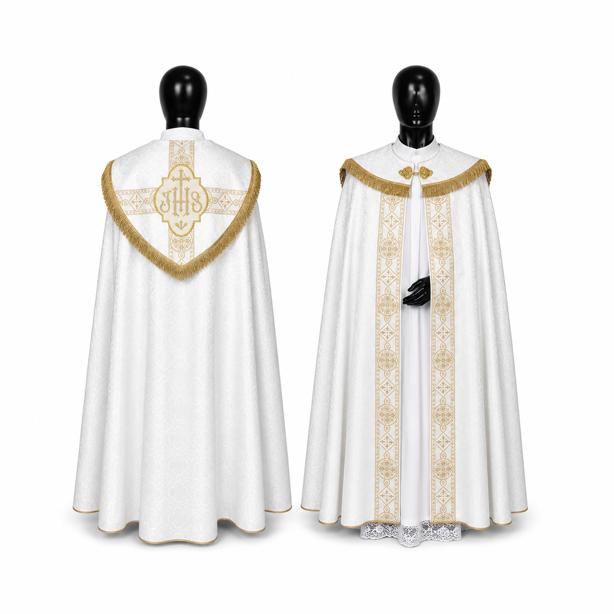 Chape Semi-Gothique Blanche