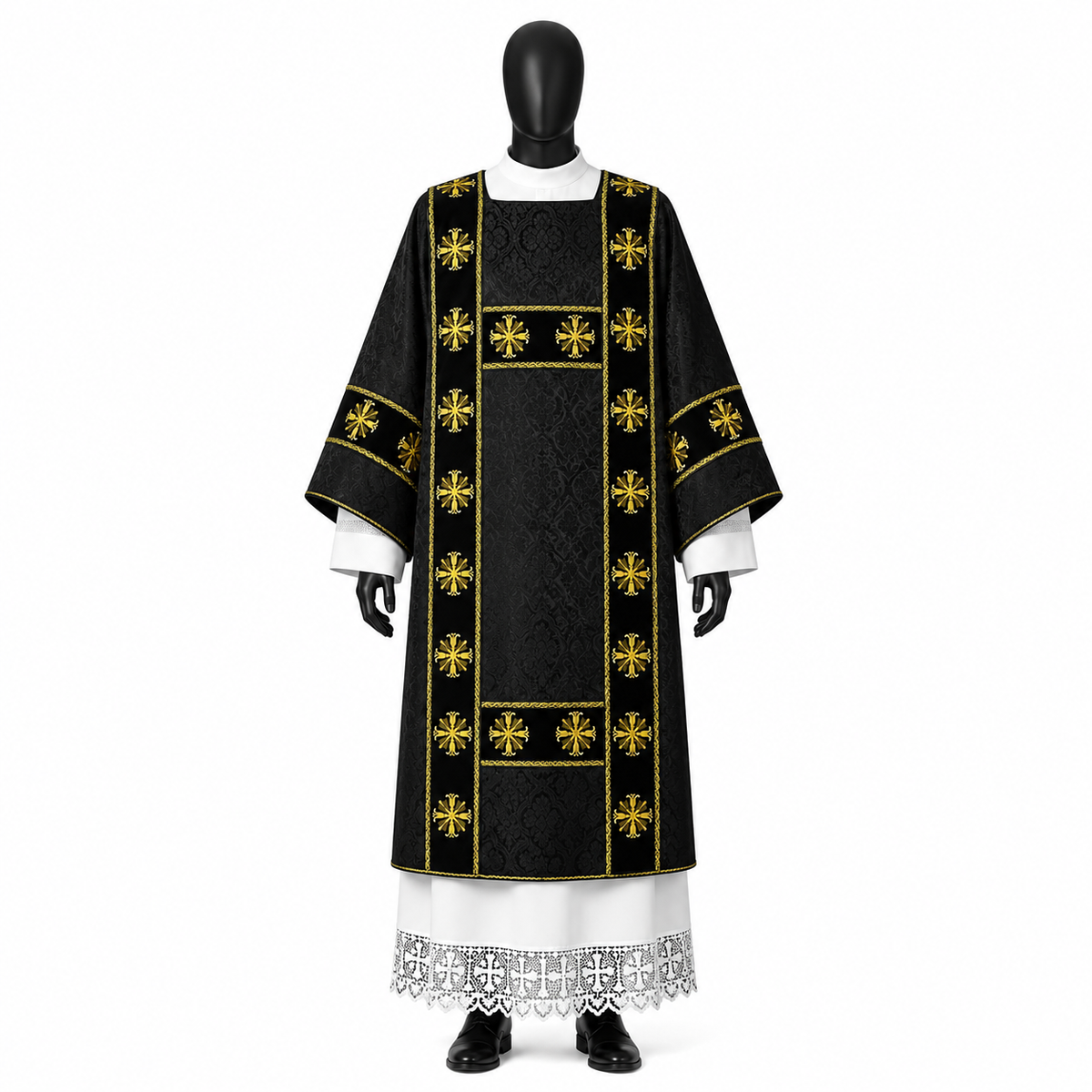 Dalmatic gothique noire