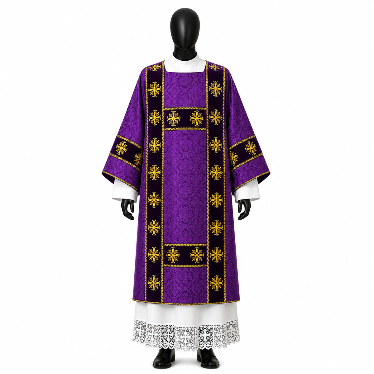 Dalmatic gothique violet