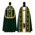 Chasuble romaine verte