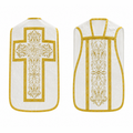 Chasuble romaine blanche