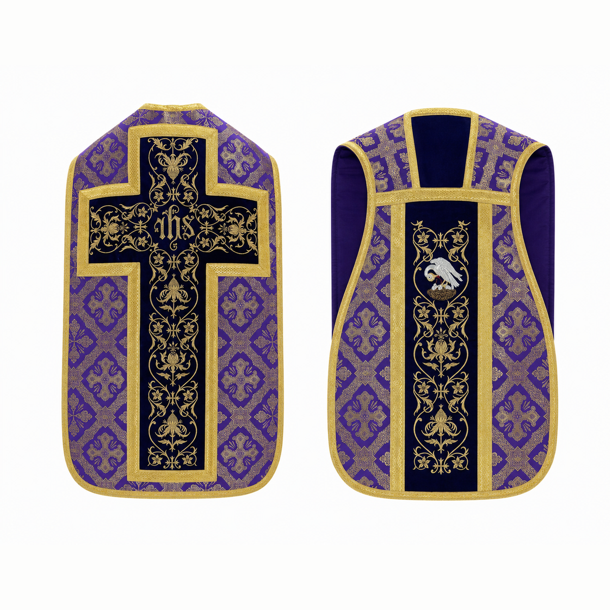 Chasuble romaine Violette