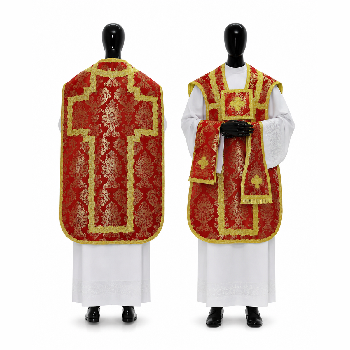 Chasuble romaine rouge