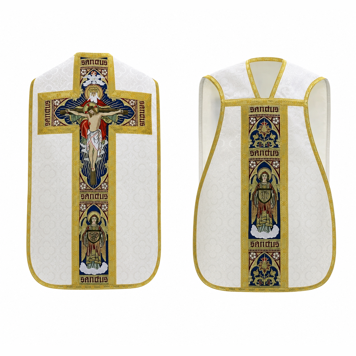 Chasuble romaine avec la Sainte Trinité