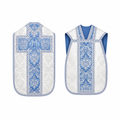 Chasuble romaine avec croix mariale