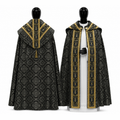 Chape semi-gothique noire