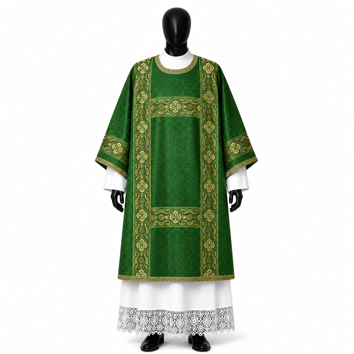 Dalmatique gothique verte
