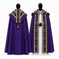 Chasuble semi-gothique violette
