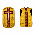 Chasuble romaine ''Crucifixion'' Dorée