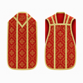 Chasuble romaine rouge