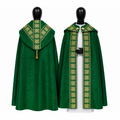 Chasuble semi-gothique verte