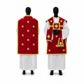 Chasuble romaine rouge
