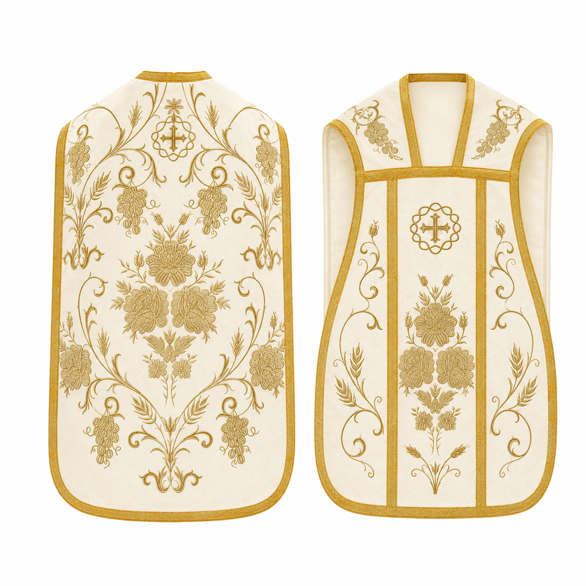 Chasuble romaine Crème