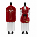 Chasuble romaine rouge