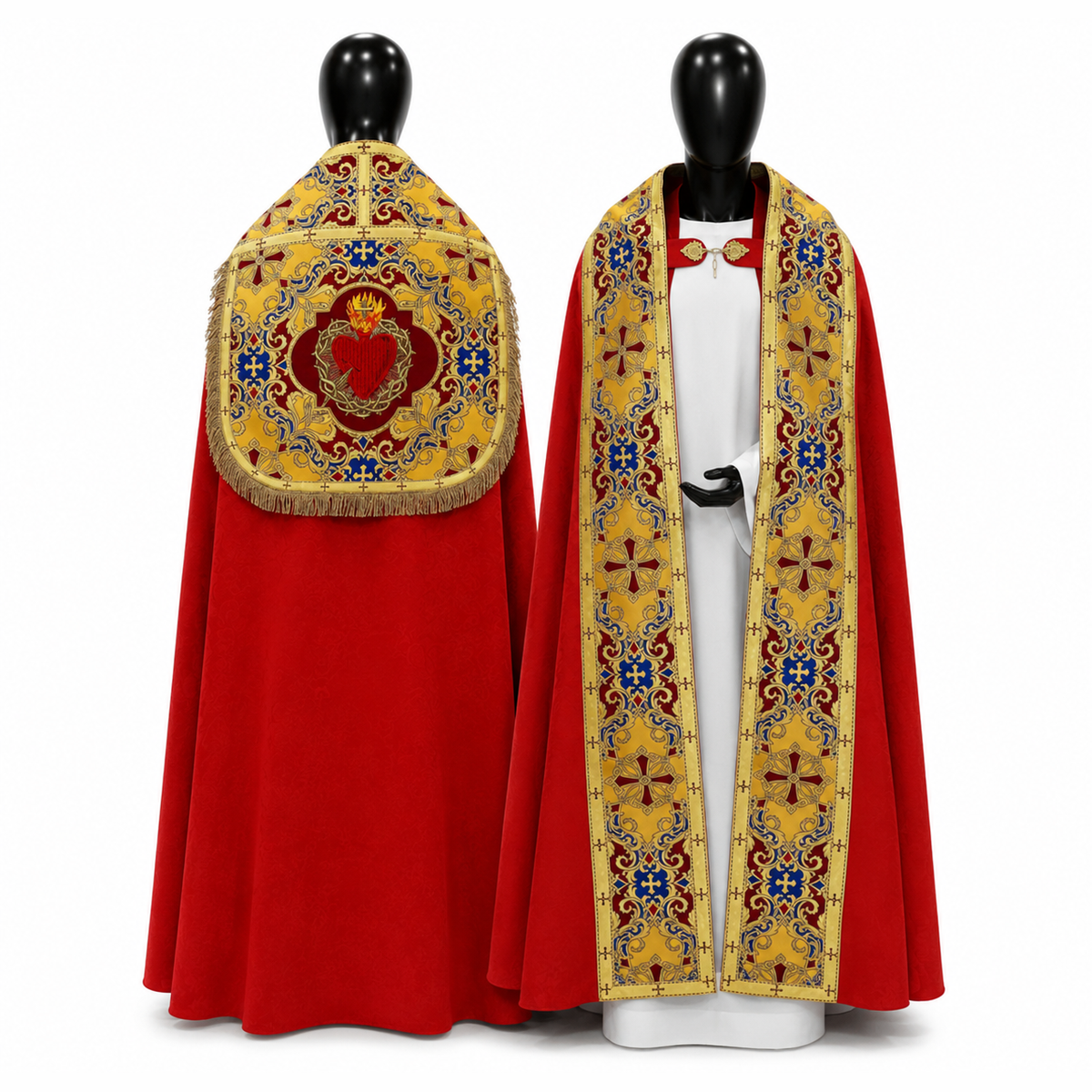 Chasuble romaine rouge