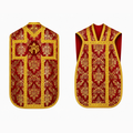 Chasuble romaine Rouge
