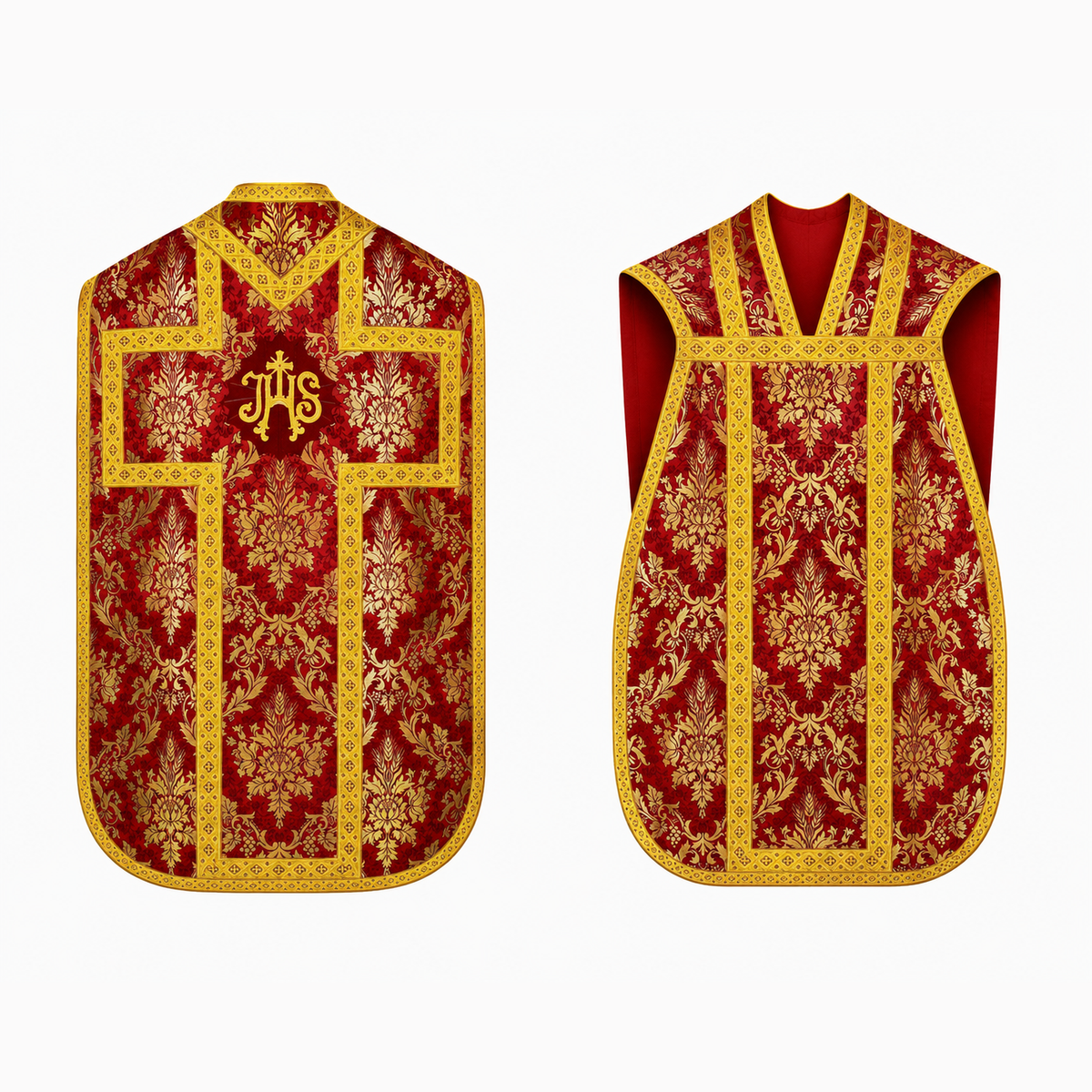 Chasuble romaine Rouge
