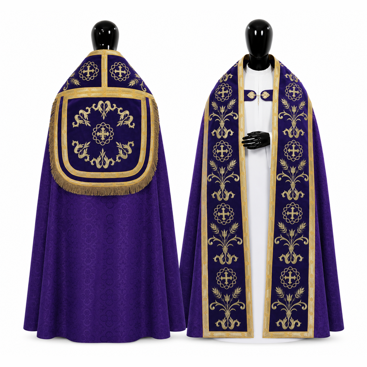 Chape romaine violette