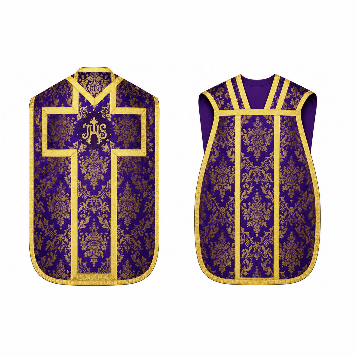 Chasuble romaine verte