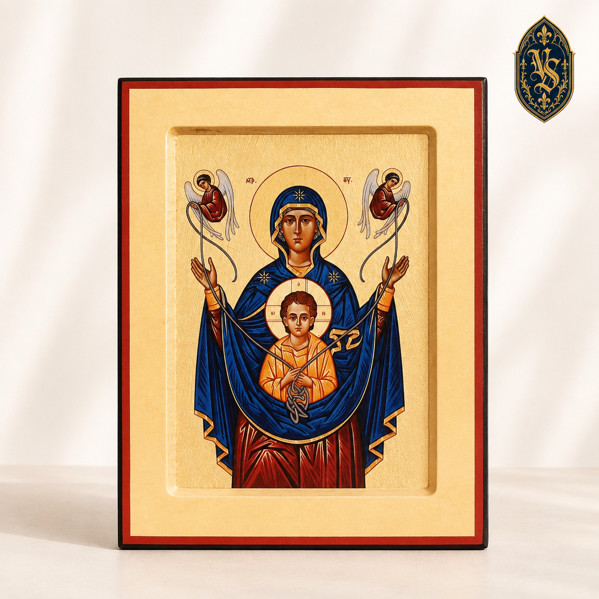 Icône de la Vierge Marie Déesse qui dénoue les nœuds – ISCM-002