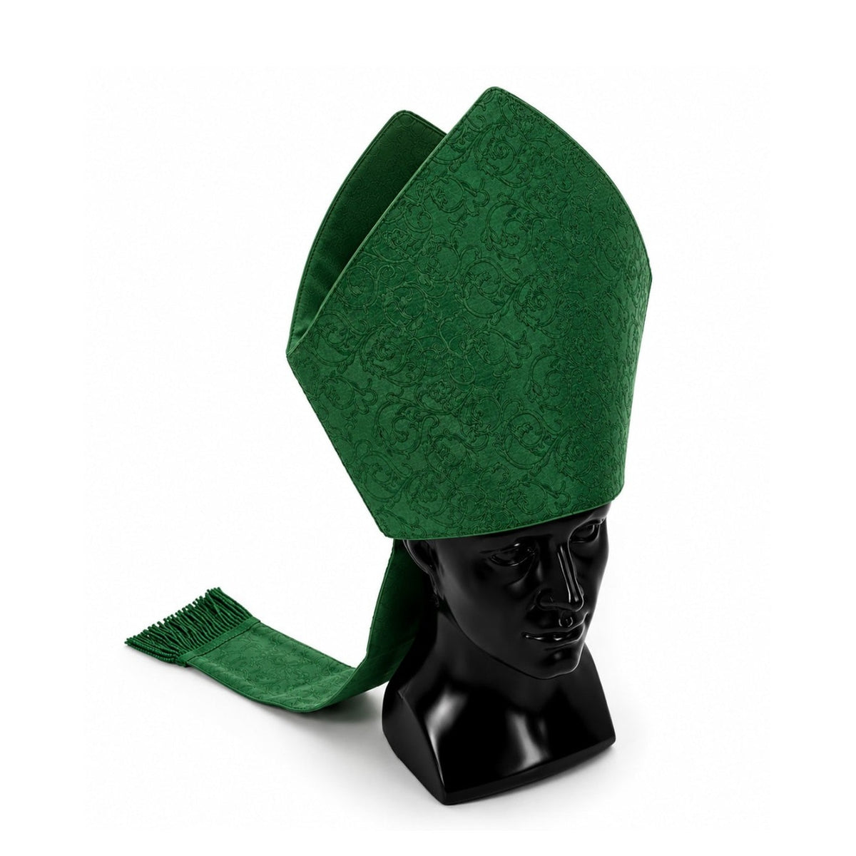 Mitre liturgique verte