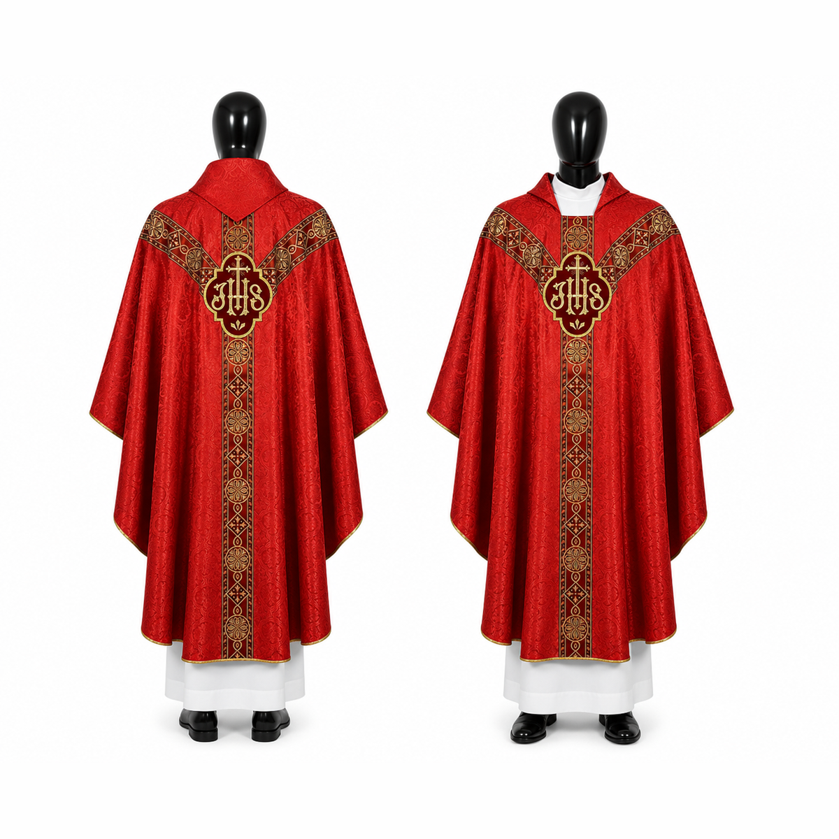 Chasuble semi-gothique Rouge