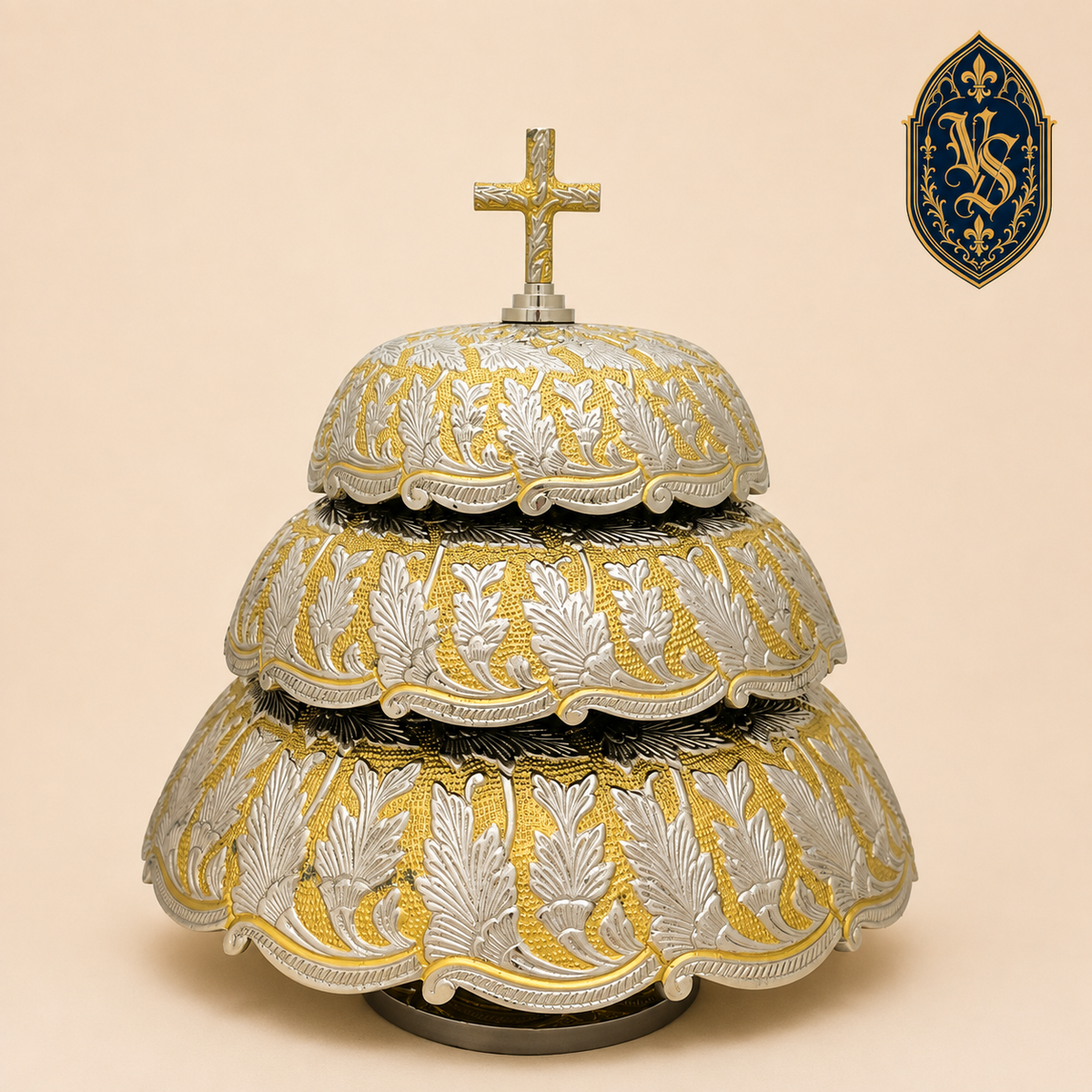 Gong liturgique en laiton de 3 tonnes, 40 cm – GSCM-002