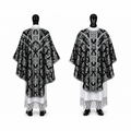 Chasuble semi-gothique noire