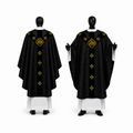 Chasuble semi-gothique Noire