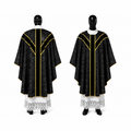 Chasuble semi-gothique Noire