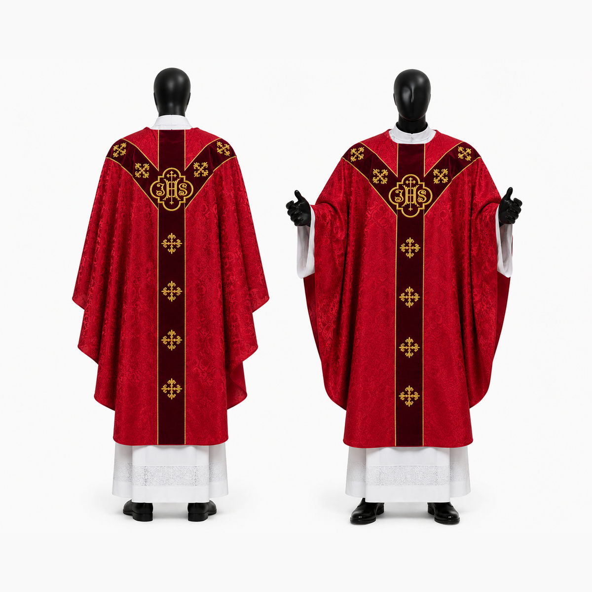 Chasuble semi-gothique Rouge