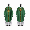 Chasuble semi-gothique verte