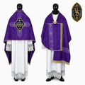 Voile de lutrin violet IHS – WLKRB-005