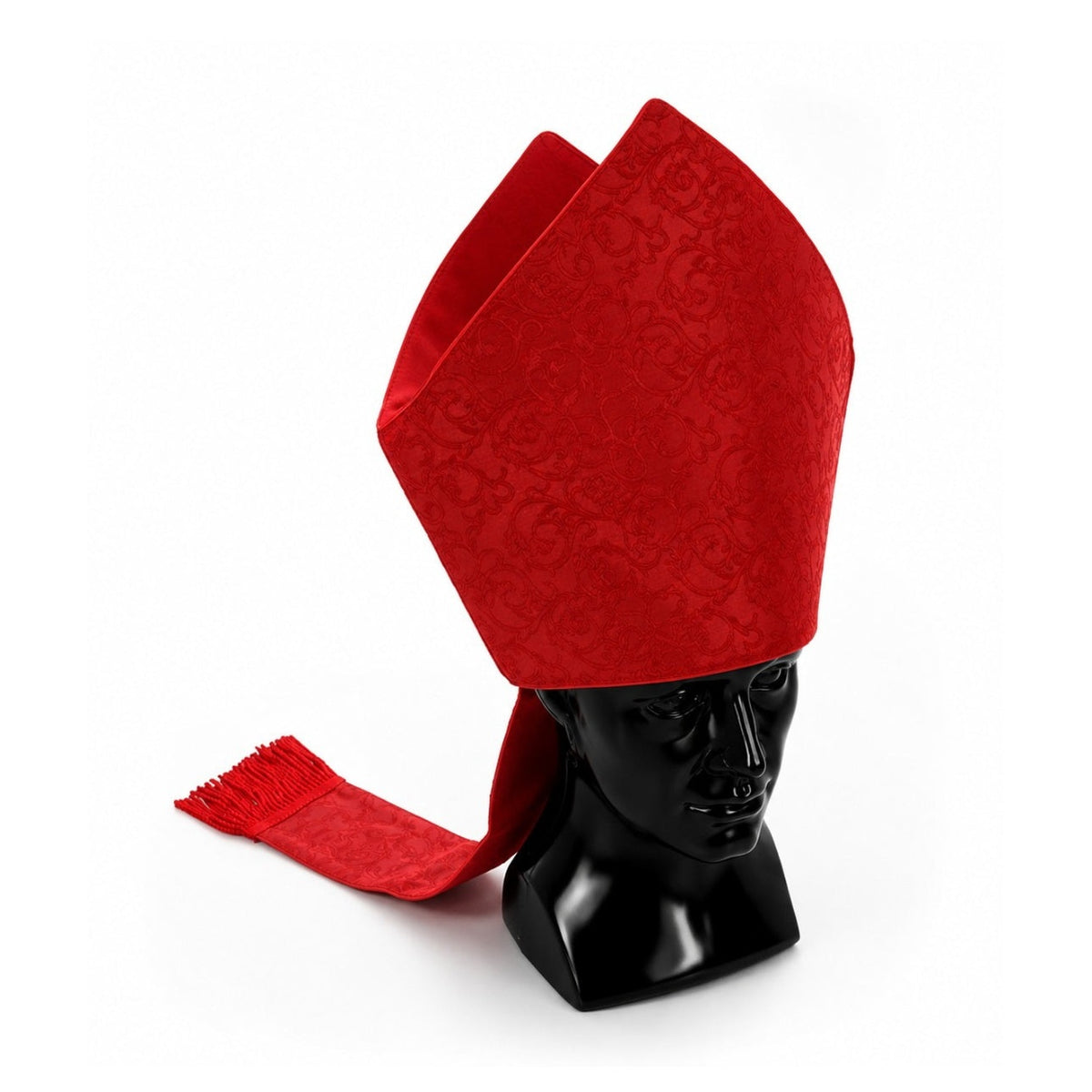 Mitre liturgique rouge