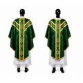 Chasuble semi-gothique verte