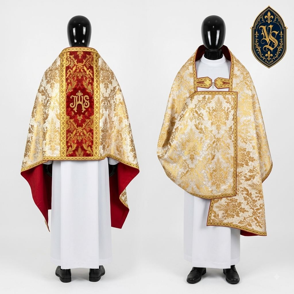 Voile de calice liturgique avec IHS – WLKRB-017