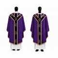 Chasuble semi-gothique violette