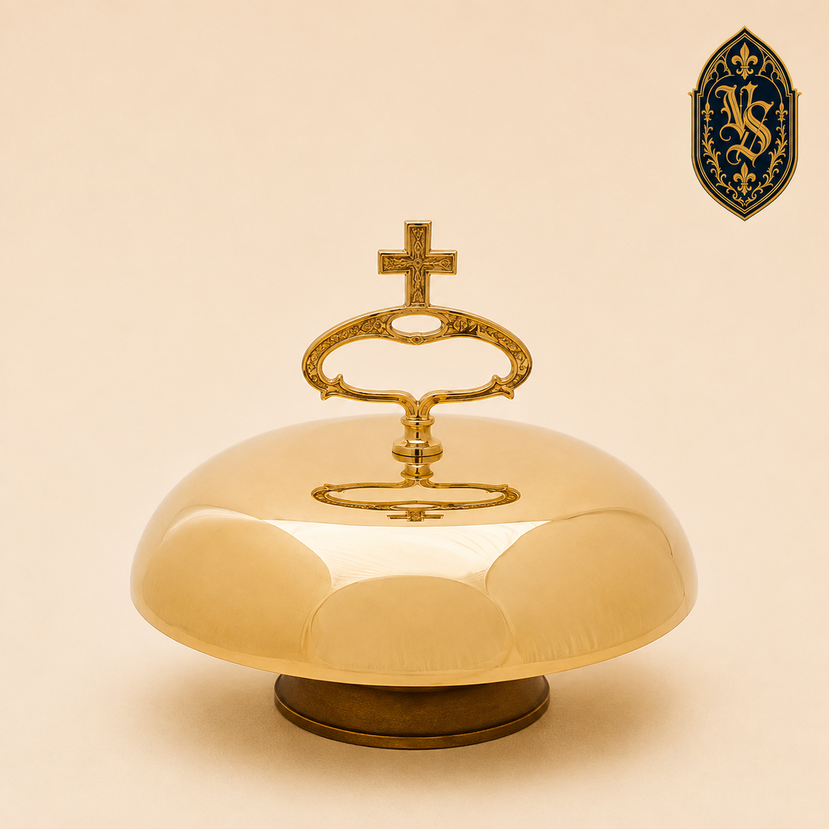 Gong en laiton simple de 30 cm avec marteau – GSCM-005